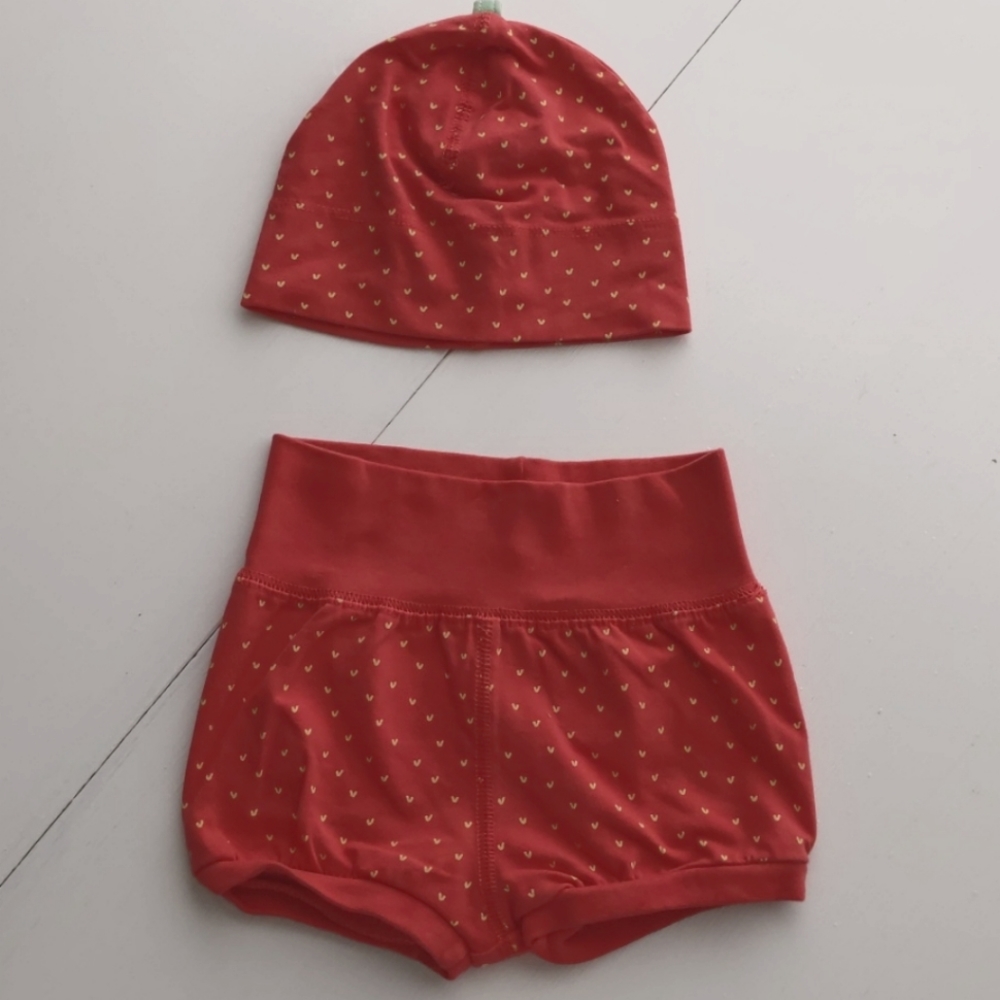 4/$15 Baby Shorts and Hat